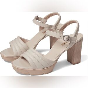Women's Leslie Ankle‎ Strap Block Heel Sandals 6.5 New $359